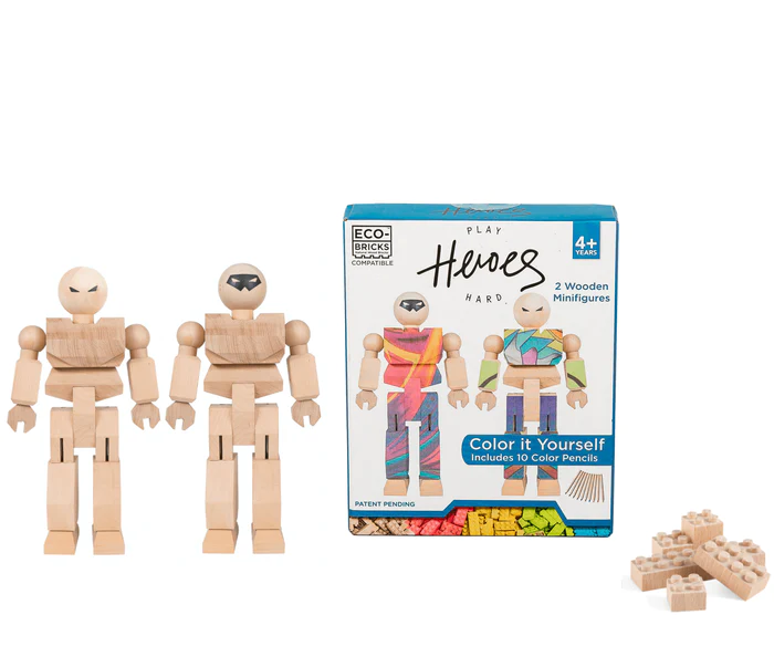 Playhard Heroes Mini - Color it Yourself Figures