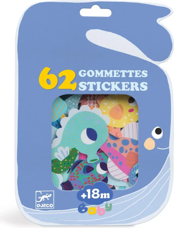Sea Animal Toddler Stickers