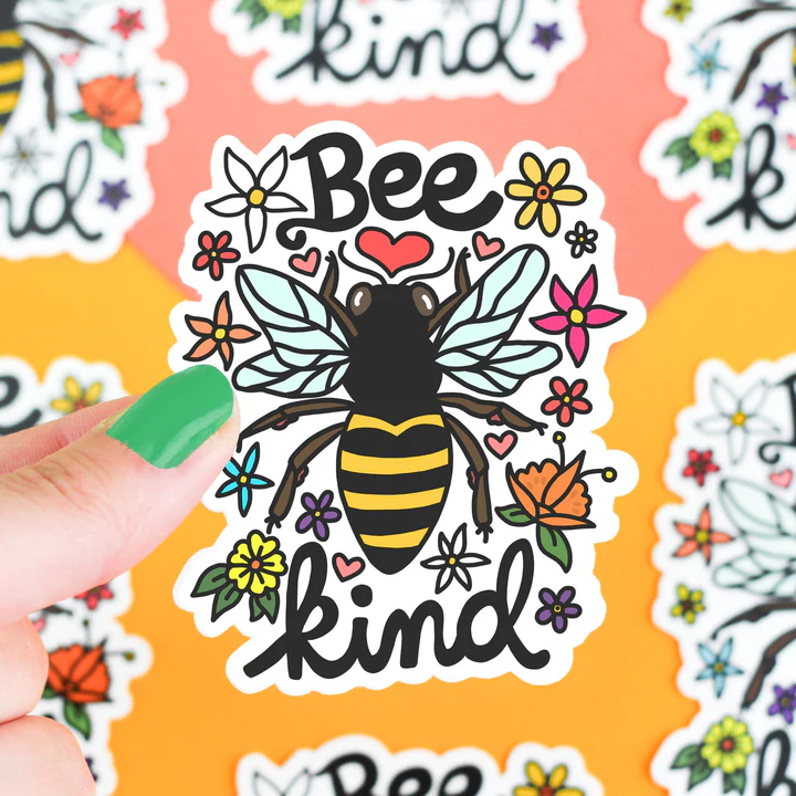 Bee Kind Vinyl Sticker