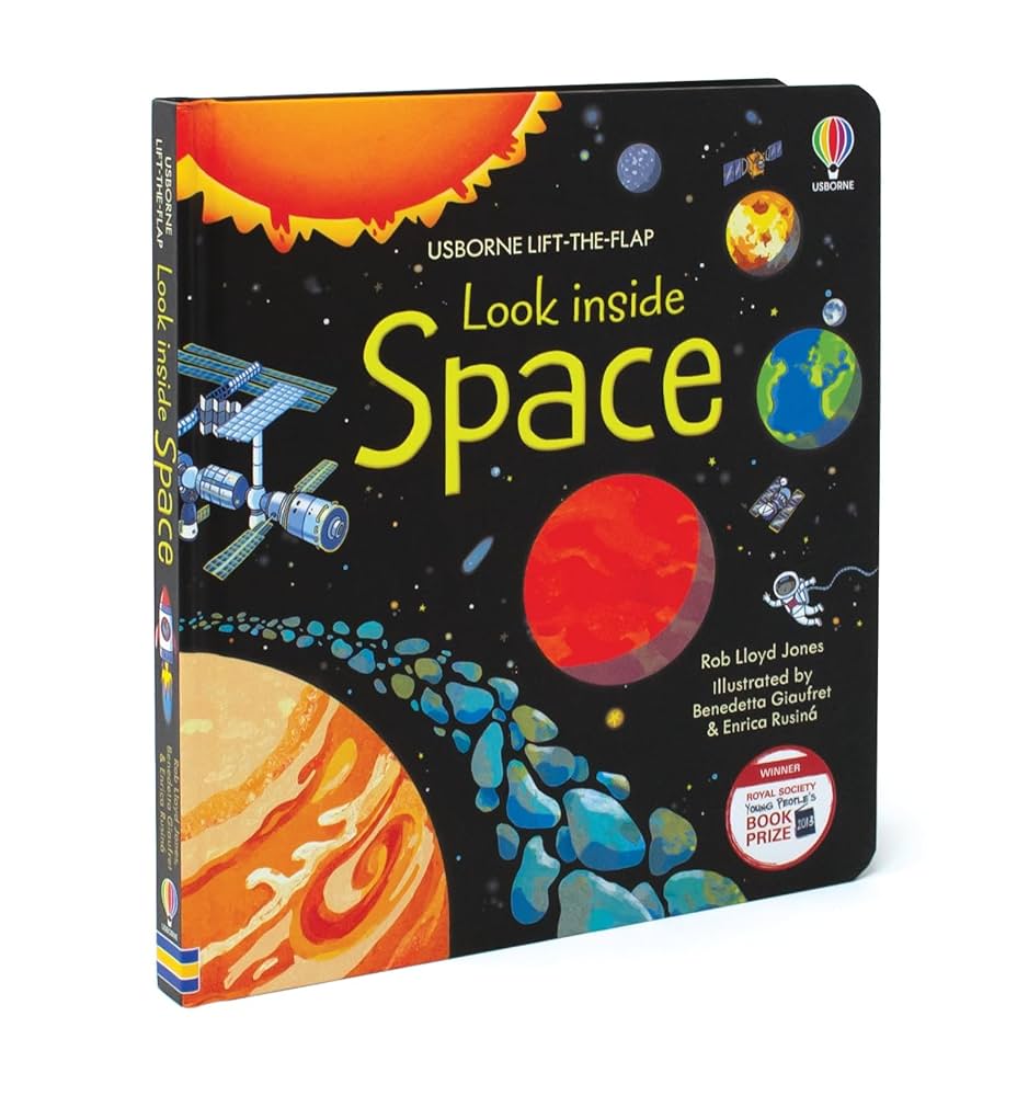 Look Inside Space Flap Book