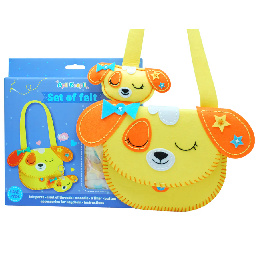 Sew Your Own Handbag and Keychain: Dog Set