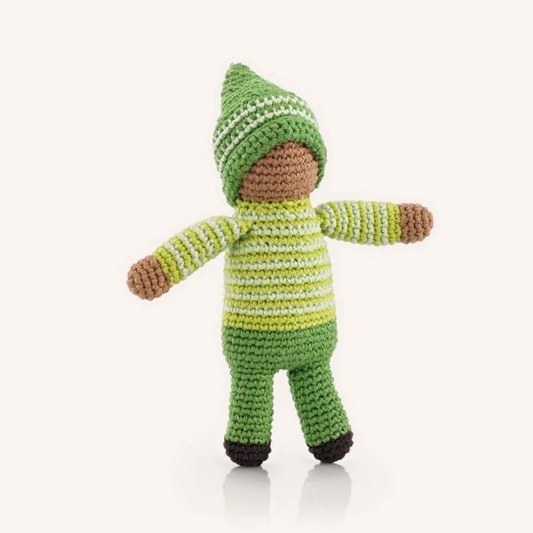 Pixie Rattle Dolls: Fern Green