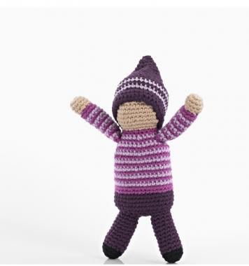 Pixie Rattle Dolls: Violet Purple