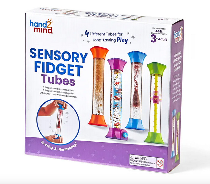 Sensory Fidget Tubes 4 Pack