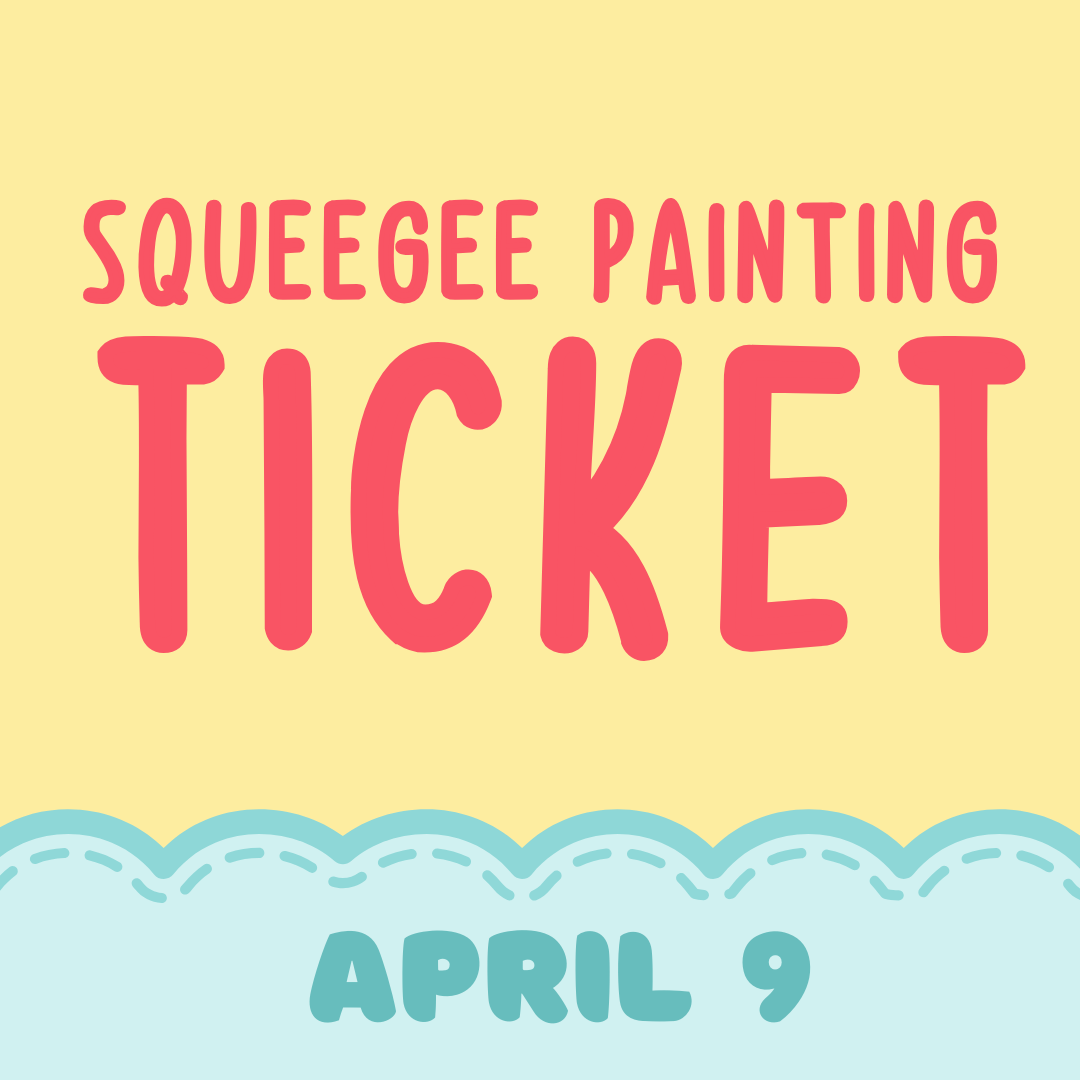 April 9: Squeegee Painting
