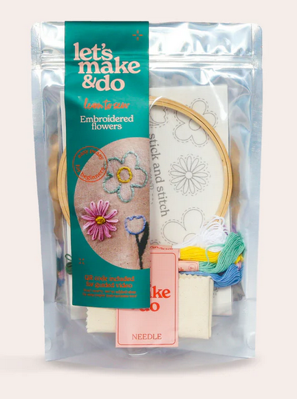 Stick & Stitch Flow Embroidered Flowers