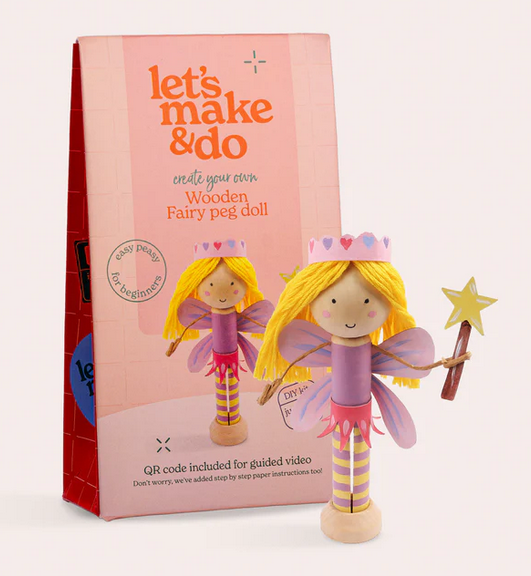 Fairy Wooden Peg Doll