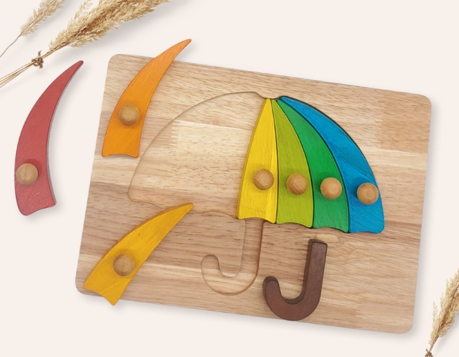 Colorful Umbrella Puzzle - Image 2