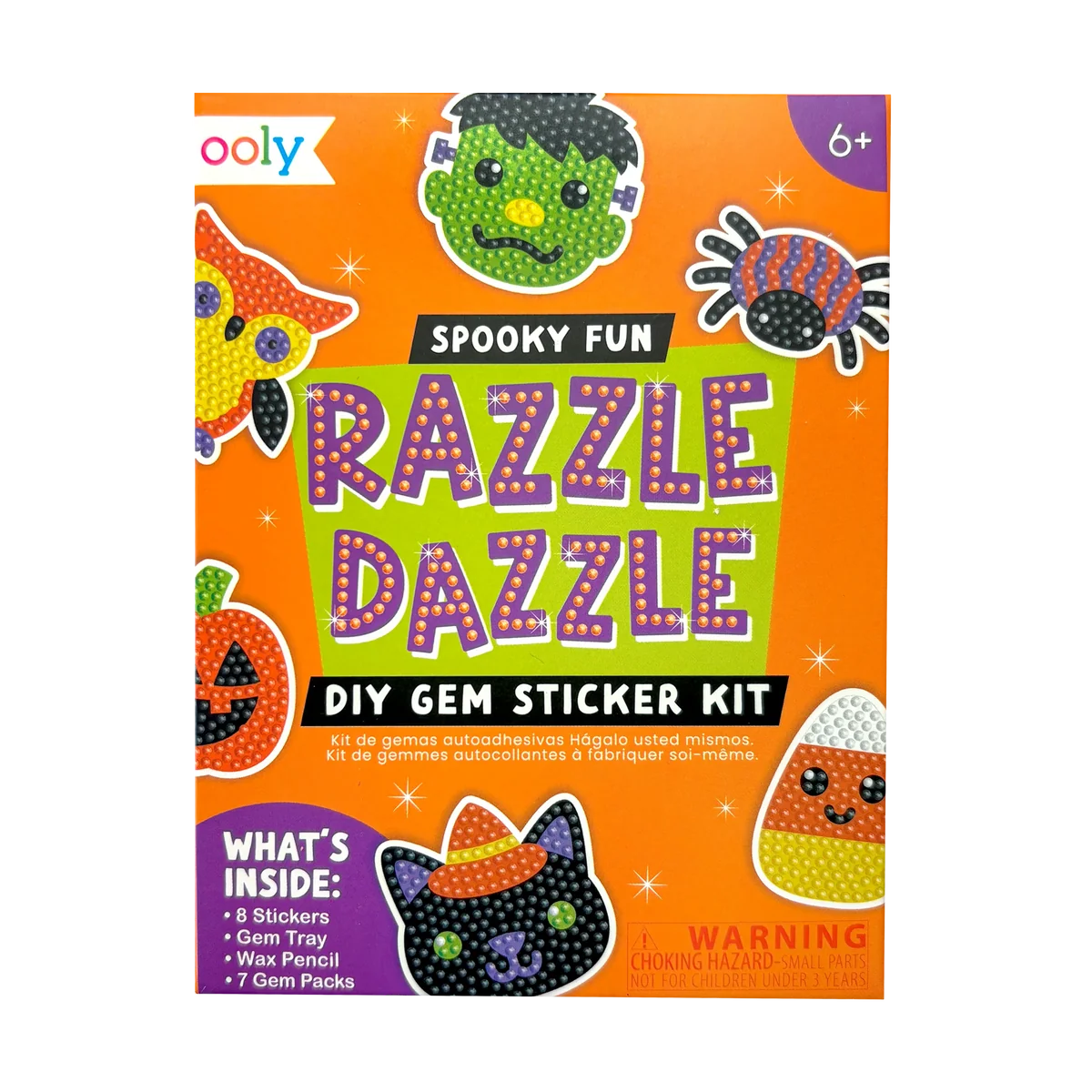 Razzle Dazzle Spooky Fun Gem Sticker Kit